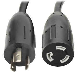 Eaton Tripp Lite Series Power Extension Cord, NEMA L5-20P to NEMA L5-20R- Heavy-Duty, 20A, 125V, 12 AWG, 10 ft. (3.05 m), Black, Locking Connectors