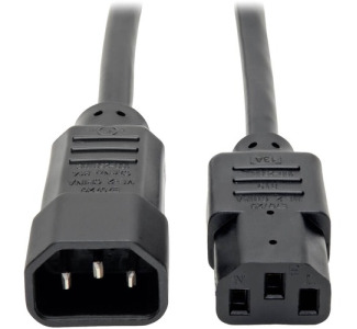 Tripp Lite by Eaton PDU Power Cord C13 to C14 - 13A 250V 16 AWG 2 ft. (0.61 m) Black