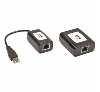 Eaton Tripp Lite Series 1-Port USB over Cat5/Cat6 Extender Kit - Plug and Play, International Plug Adapters, 164 ft. (50 m), TAA