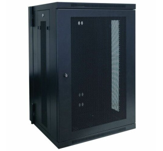 Tripp Lite by Eaton SmartRack 18U Low-Profile Switch-Depth Wall-Mount Rack Enclosure Cabinet Hinged Back