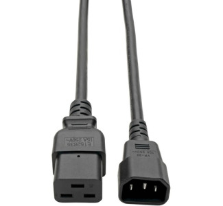Tripp Lite by Eaton Power Cord C19 to C14 - Heavy-Duty 15A 250V 14 AWG 4 ft. (1.22 m) Black