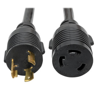 Tripp Lite by Eaton Power Extension Cord NEMA L6-30P to NEMA L6-30R - Heavy-Duty 30A 250V 10 AWG 14 ft. (4.27 m) Black