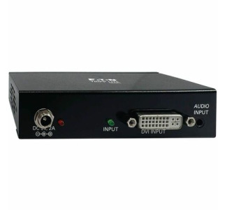 Eaton Tripp Lite Series 2-Port DVI Splitter with Audio and Signal Booster, Single-Link 1080p @ 60 Hz (DVI-D F/2xF), International Plug Adapters, TAA