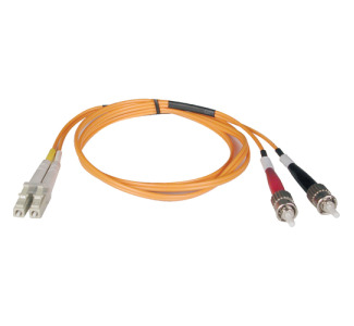 Eaton Tripp Lite Series Duplex Multimode 62.5/125 Fiber Patch Cable (LC/ST), 7M (23 ft.)