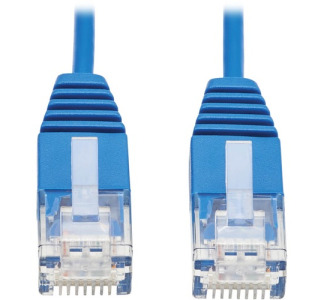 Eaton Tripp Lite Series Cat6 Gigabit Molded Ultra-Slim UTP Ethernet Cable (RJ45 M/M), Blue, 10 ft. (3.05 m)