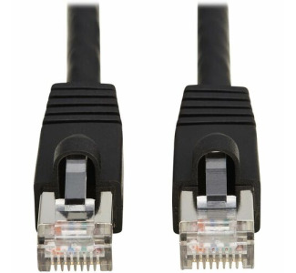 Tripp Lite series Cat8 40G Snagless SSTP Ethernet Cable (RJ45 M/M), PoE, Black, 5 ft. (1.5 m)