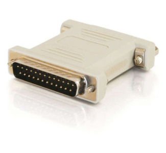 C2G DB25 Male to DB25 Female Null Modem Adapter