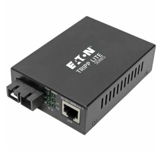 Tripp Lite by Eaton Gigabit Multimode Fiber to Ethernet Media Converter POE+ - 10/100/1000 SC 850 nm 550M (1804.46 ft.)