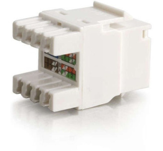 C2G Cat5E RJ45 UTP Keystone Jack - White