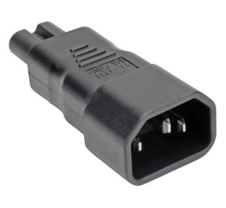 Eaton Tripp Lite Series Power Cord Adapter, C14 to C5 - 7A, 125V, Black