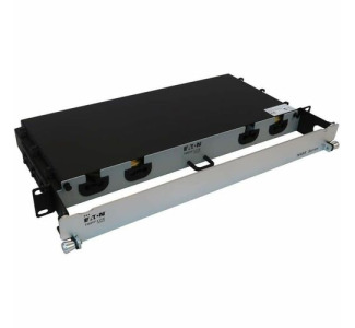 Eaton Tripp Lite Series Preloaded Fiber Panel, 1U - 8x LC/LC Duplex Cables (M/M), OS2 Singlemode, 10 m (32.8 ft.)