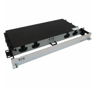 Eaton Tripp Lite Series Preloaded Fiber Panel, 1U - 6x (4x LC/LC Duplex M/M) 8F Trunk Cables, OM4 Multimode, 10 m (32.8 ft.)
