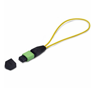 StarTech MPO Loopback Plug, Single Mode 9/125 MPO-12 Female Fiber Loopback Adapter, MPO/MTP Female Loopback Tester