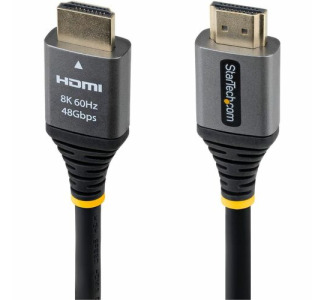 StarTech 12ft (3.6m) Certified Ultra High Speed HDMI Cable, 8K 60Hz/4K 120Hz, HDMI 2.1 Cable with HDR10+ / eARC, 48Gbps, 8K HDMI Cord