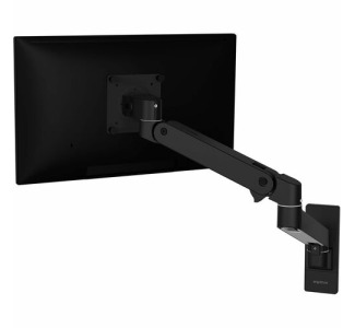 Ergotron Mounting Arm for Monitor, LCD Display - Polished Aluminum