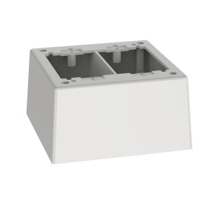 Panduit JBP2DIW Two Gang Deep Outlet