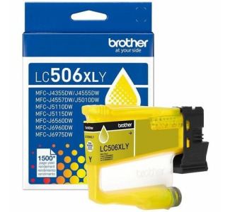 Brother Genuine LC506XLY High Yield Yellow Ink Cartridge