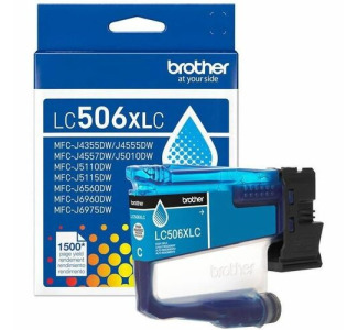 Brother Genuine LC506XLC High Yield Cyan Ink Cartridge