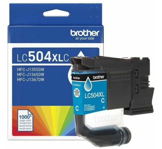 Brother LC504XLC Original High Yield Inkjet Ink Cartridge - Cyan - 1 Each