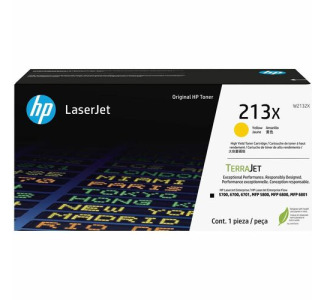 HP 213X Original Laser Toner Cartridge - Yellow - 1 Each