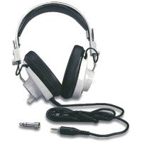 Califone Stereo Headphone with 3.5mm plug and 1/4" screw on adapter
