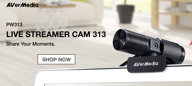 Aver PW313 Live Streamer Cam 313