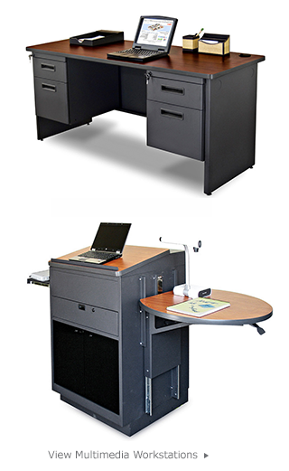 Multimedia Workstations and Desks